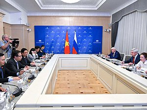 Meeting of First Deputy Chairman of the State Duma Ivan Melnikov and Deputy Chairman of the National Assembly of the Socialist Republic of Vietnam Lê Minh Hoan