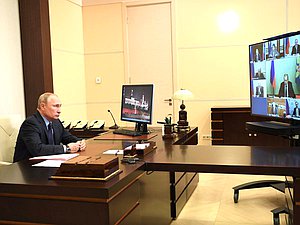 Совещание с постоянными членами Совета Безопасности. Фото: kremlin.ru