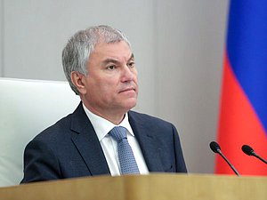 Председатель Государственной Думы Вячеслав Володин