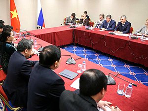 Meeting of Chairman of the State Duma Viacheslav Volodin with Chairwoman of the National Assembly of the Socialist Republic of Vietnam Nguyễn Thị Kim Ngân