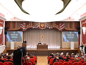 Совещание судей судов общей юрисдикции, военных и арбитражных судов Российской Федерации. Фото: kremlin.ru