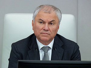 Chairman of the State Duma Vyacheslav Volodin