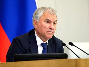 Председатель Государственной Думы Вячеслав Володин