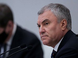 Chairman of the State Duma Vyacheslav Volodin