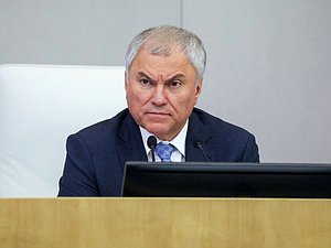 Председатель Государственной Думы Вячеслав Володин