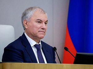 Председатель Государственной Думы Вячеслав Володин