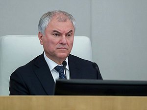 Председатель Государственной Думы Вячеслав Володин