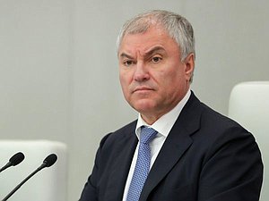 Chairman of the State Duma Vyacheslav Volodin