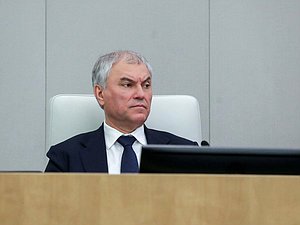 Chairman of the State Duma Vyacheslav Volodin