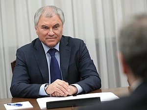 Jefe de la Duma Estatal Vyacheslav Volodin