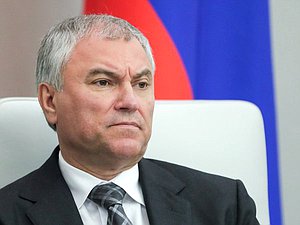 Chairman of the State Duma Vyacheslav Volodin