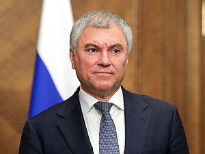 Chairman of the State Duma Viacheslav Volodin