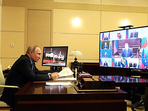Совещание с постоянными членами Совета Безопасности. Фото: kremlin.ru