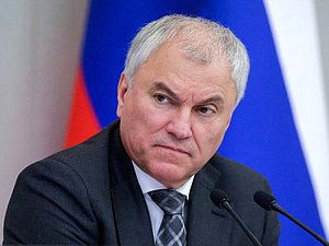 Председатель Государственной Думы Вячеслав Володин