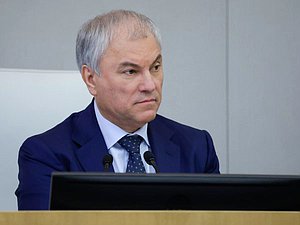 Председатель Государственной Думы Вячеслав Володин