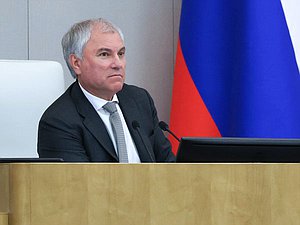 Председатель Государственной Думы Вячеслав Володин