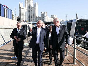 Chairman of the State Duma Vyacheslav Volodin and Speaker of the Grand National Assembly of the Republic of Türkiye Numan Kurtulmuş