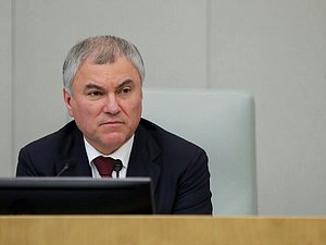 Chairman of the State Duma Vyacheslav Volodin