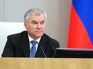 Chairman of the State Duma Vyacheslav Volodin