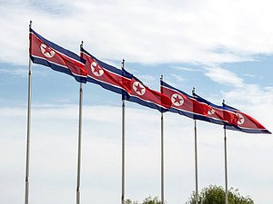 КНДР флаги