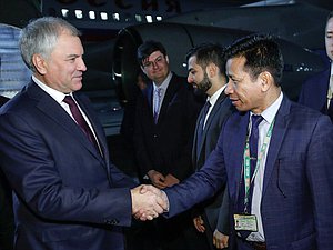 Chairman of the State Duma Vyacheslav Volodin arrived in Mumbai