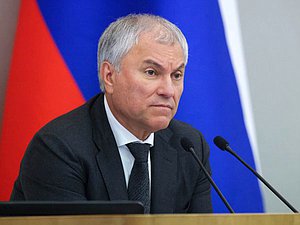 Председатель Государственной Думы Вячеслав Володин