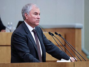Председатель Государственной Думы Вячеслав Володин