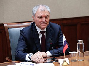 Chairman of the State Duma Vyacheslav Volodin