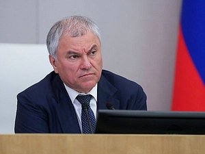 Председатель Государственной Думы Вячеслав Володин