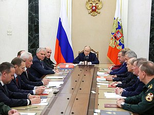Meeting with permanent members of the Security Council. Photo credit: kremlin.ru