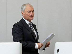 Председатель Государственной Думы Вячеслав Володин