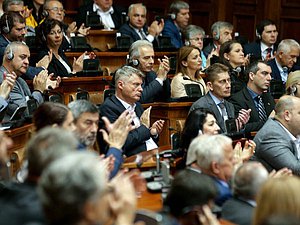 Participation of the delegation of the State Duma in the plenary meeting of the National Assembly of the Republic of Serbia