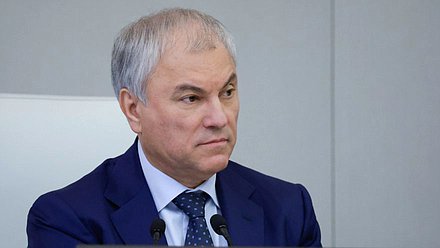 Председатель Государственной Думы Вячеслав Володин