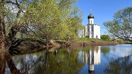 храм на Нерли природа религия церковь