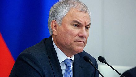 Председатель Государственной Думы Вячеслав Володин