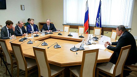 Meeting of Deputy Chairman of the State Duma Petr Tolstoy with Chairman of the Management Board of the German-Russian Forum Matthias Platzeck