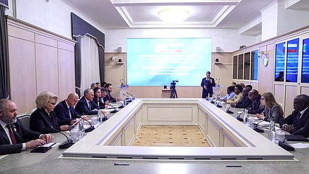 Meeting of Chairman of the State Duma Vyacheslav Volodin and Speaker of the National Assembly of the Republic of Burundi Gélase Daniel Ndabirabe