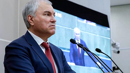 Председатель Государственной Думы Вячеслав Володин