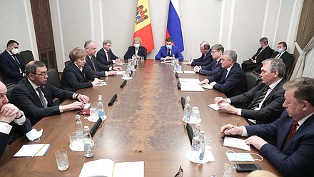 Meeting of Chairman of the State Duma Viacheslav Volodin and Speaker of the Parliament of the Republic of Moldova Zinaida Greceanîi