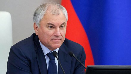 Председатель Государственной Думы Вячеслав Володин