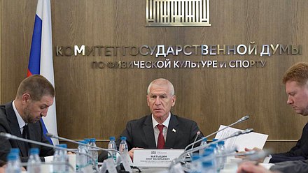 Председатель Комитета по физической культуре и спорту Олег Матыцин