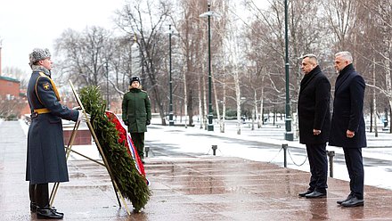 Заместители Председателя Национального совета Словацкой Республики Андрей Данко и Тибор Гашпар