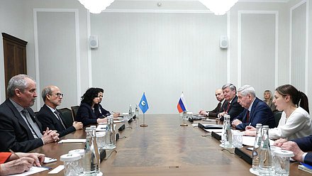 Первый заместитель Председателя Государственной Думы Иван Мельников принял делегацию Парламента стран Латинской Америки и Карибского бассейна (ПАРЛАТИНО) во главе с Председателем Роландо Мигелем Гонсалесом Патрисио