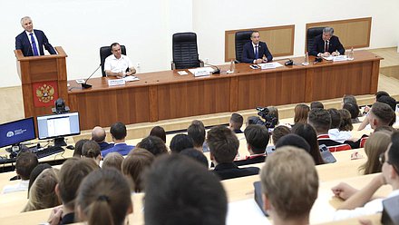Председатель ГД Вячеслав Володин посетил Кубанский государственный университет