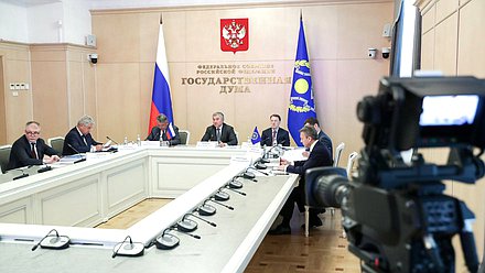 Meeting of the Council of the Parliamentary Assembly of the Collective Security Treaty Organization(CSTO PA)via videoconference