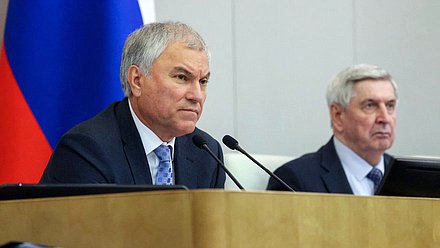 Председатель Государственной Думы Вячеслав Володин