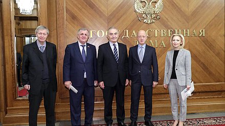 Meeting of Deputy Chairman of the State Duma Alexander Babakov and BSEC Secretary General Lazar Comanescu