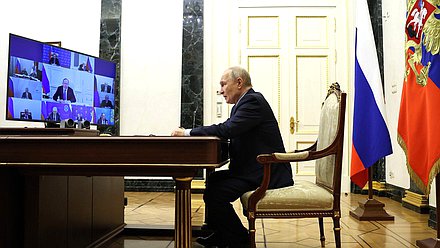 Совещание Президента РФ с постоянными членами Совета Безопасности. Фото: kremlin.ru