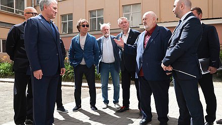 Председатель Государственной Думы Вячеслав Володин посетил Всероссийский государственный институт кинематографии имени С.А. Герасимова (ВГИК)