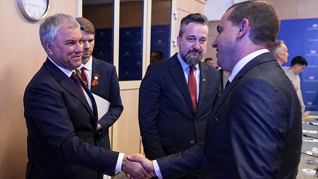 Chairman of the State Duma Vyacheslav Volodin